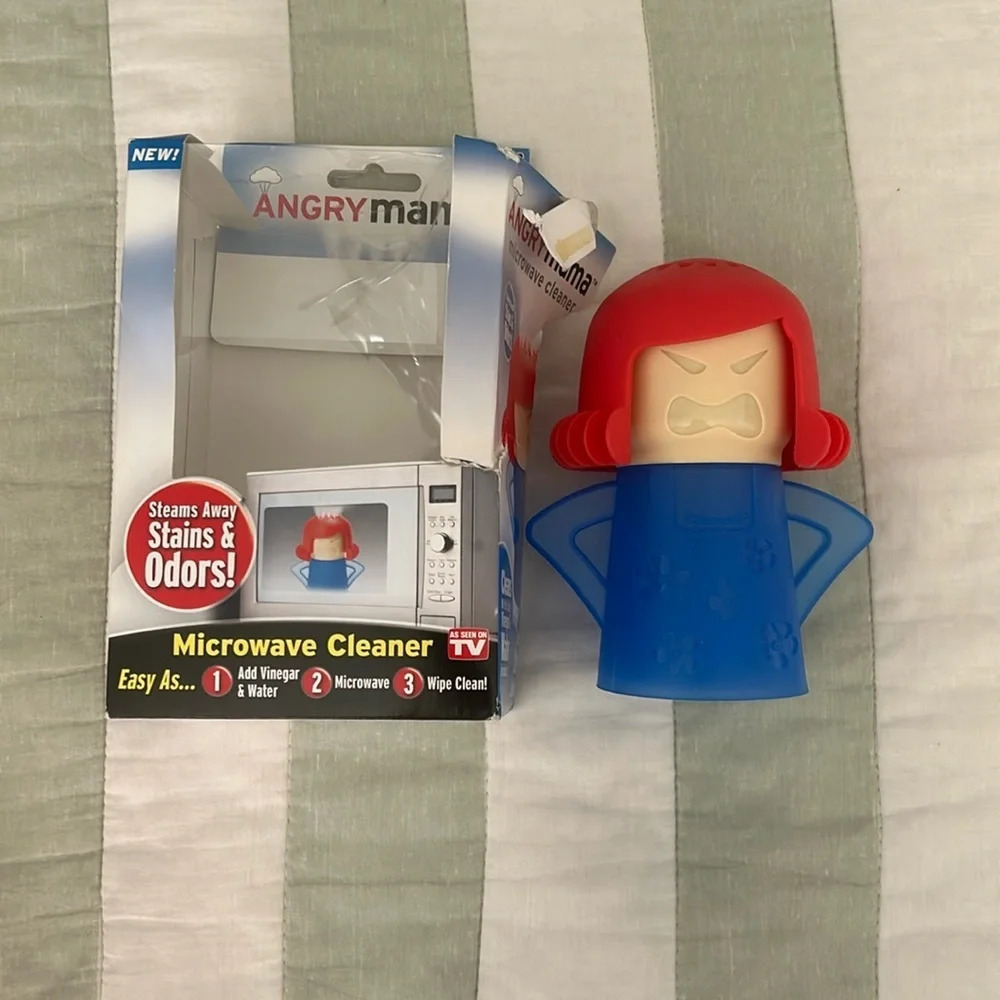 Angry Mama microwave cleaner - box torn, but perfectly usable product!!